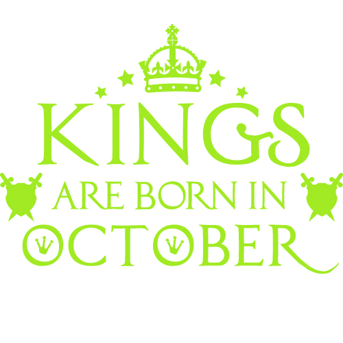 Tricou personalizat Kings are born in 