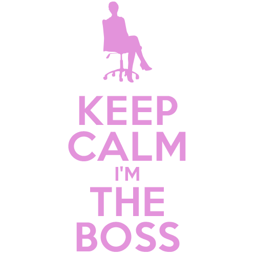 Tricou Keep Calm I'm The Boss (lady)