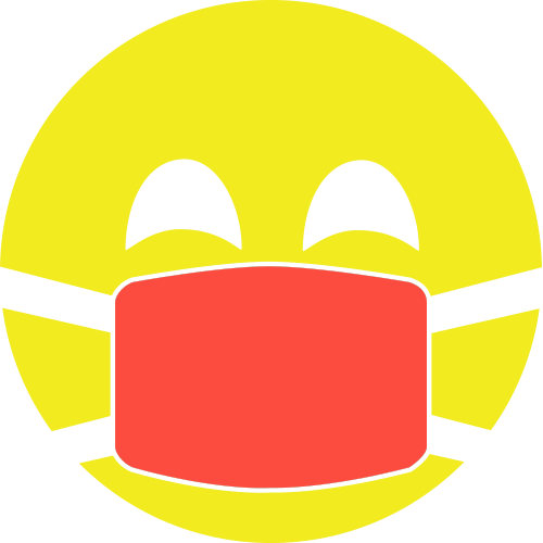 Smiley cu masca