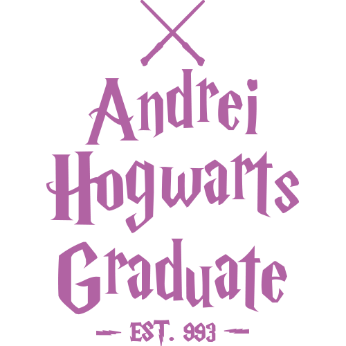 Hogwarts Graduate personalizat