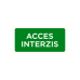 Autocolant Acces interzis