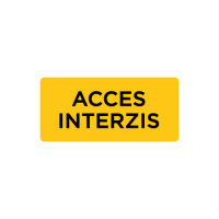 Autocolant Acces interzis