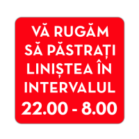 Autocolant Pastrati linistea (cu interval)