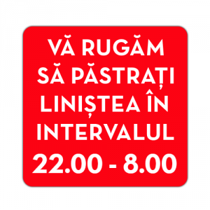 Autocolant Pastrati linistea (cu interval)