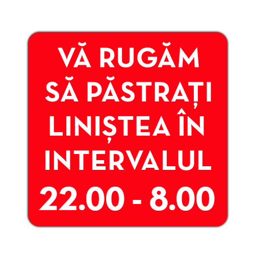 Autocolant Pastrati linistea (cu interval)