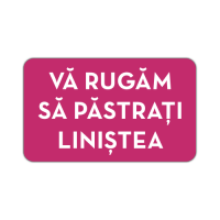 Autocolant Pastrati linistea