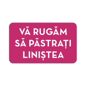 Autocolant Pastrati linistea