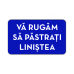 Autocolant Pastrati linistea