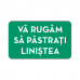 Autocolant Pastrati linistea