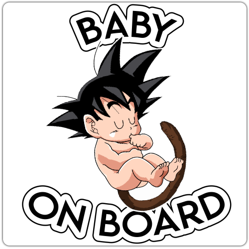 Autocolant Bebe Goku