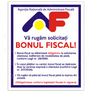 Autocolant Bon Fiscal