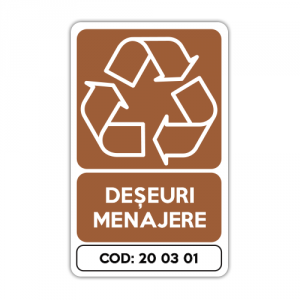 Autocolant Deseuri menajere