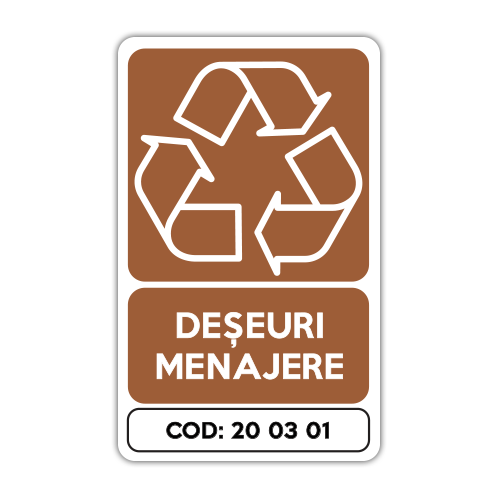 Autocolant Deseuri menajere