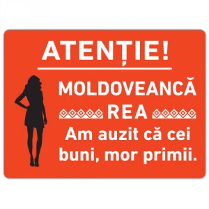 Sticker Moldoveanca rea