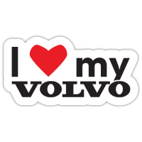 Autocolant I love my Volvo