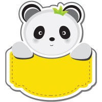 Autocolant Ursulet panda personalizabil