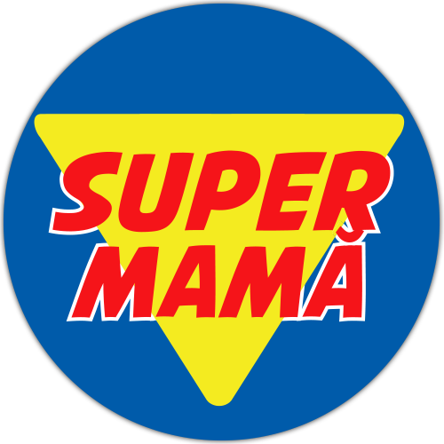 Autocolant Super Mama