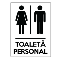 Autocolant Toaleta personalizat