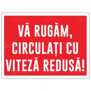 Indicator Viteza redusa