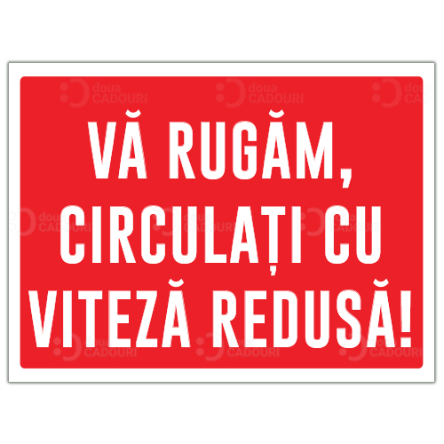 Indicator Viteza redusa