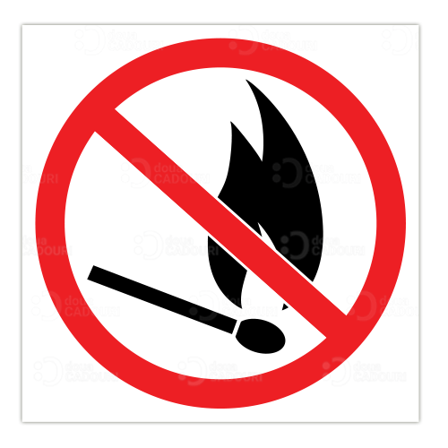 Indicator Interzis focul deschis