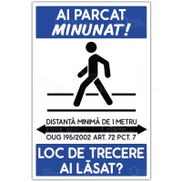 Autocolant Ai parcat minunat!