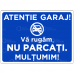 Indicator Atentie garaj