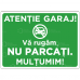 Indicator Atentie garaj