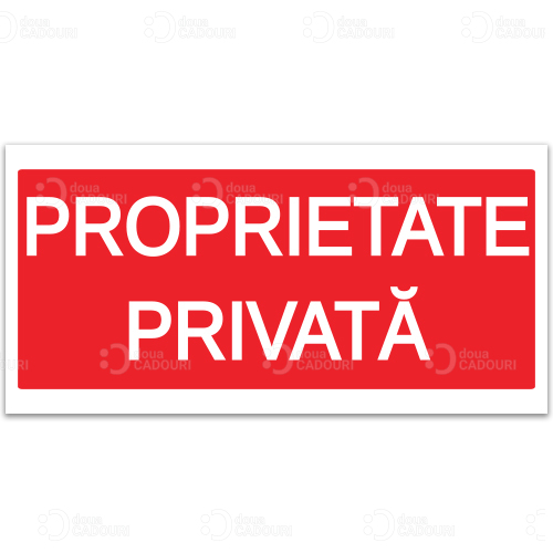 Indicator Proprietate privata