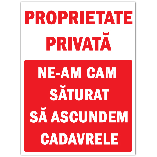 Indicator Proprietate privata 