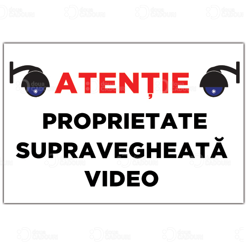 Indicator Proprietate supravegheata video