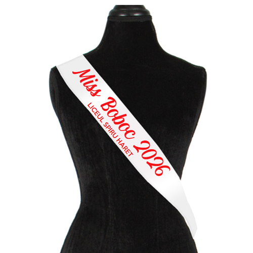 Panglica Miss - cu textul dvs