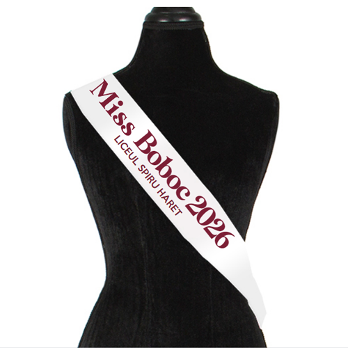 Panglica Miss - cu textul dvs