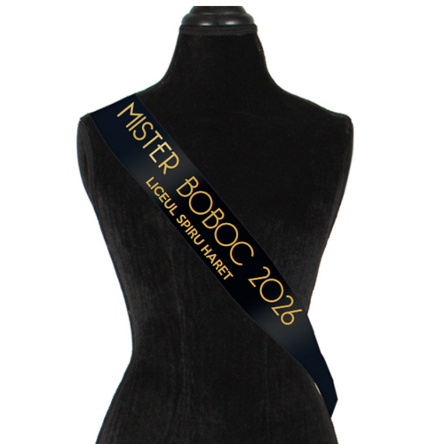 Panglica Mister - cu textul dvs