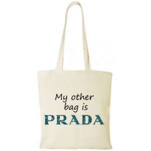 Sacosa My other bag is Prada