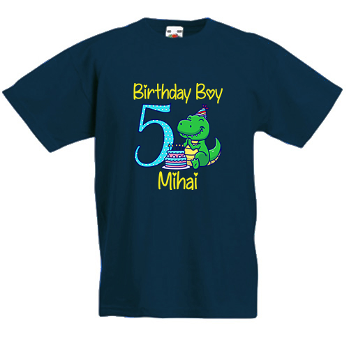 Tricou Birthday boy - crocodil