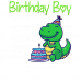 Tricou Birthday boy - crocodil