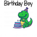 Tricou Birthday boy - crocodil