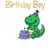 Tricou Birthday boy - crocodil