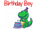 Tricou Birthday boy - crocodil