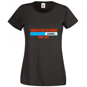 Tricou Mamica in devenire - baietel (cu luna nasterii)