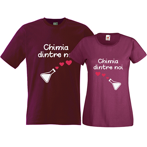 Tricouri pentru cuplu Chimia