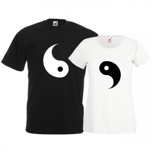 Tricouri pentru cuplu Yin Yang