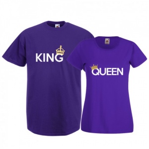 Tricouri pentru cuplu King - Queen