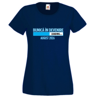 Tricou Bunica in devenire - baietel (cu luna nasterii)