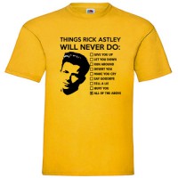 Rick Astley nu va face 