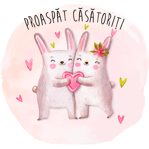 Cana Proaspat casatoriti (cu textul dvs.)