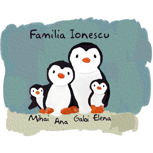 Cana Familie de pinguini (4)