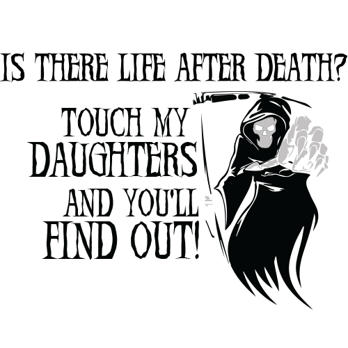 Tricou Touch my daughters