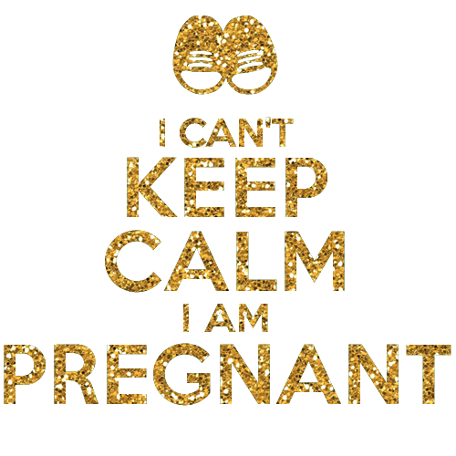 Tricou I can't keep calm I'm pregnant